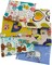 6pcs Cotton Fabric Fat Quarters - 18 x 22 Inches (Cute Cats and Dogs)